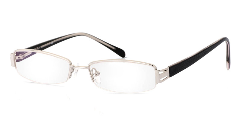 Vista First 1086 Stainless Steel/ZYL Mens&Womens Half Rim Optical Glasses