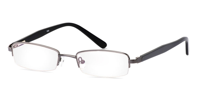 Vista First 1050 Stainless Steel/ZYL Mens&Womens Half Rim Optical Glasses