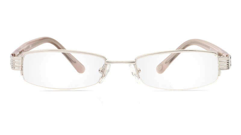 Vista First 1087 Stainless Steel/ZYL Mens&Womens Half Rim Optical Glasses