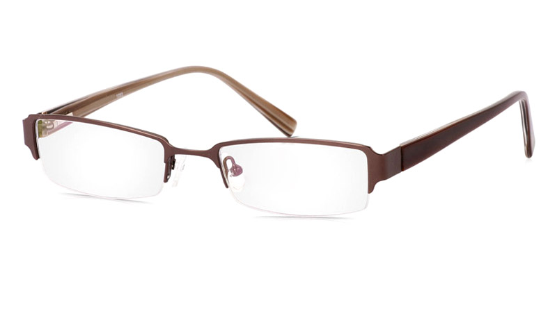 Vista First 1053 Stainless Steel/ZYL Mens&Womens Half Rim Optical Glasses