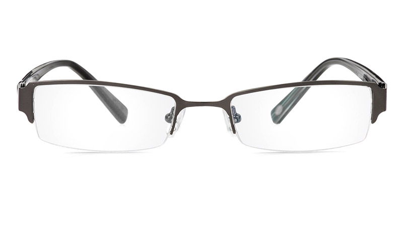 Vista First 1053 Stainless Steel/ZYL Mens&Womens Half Rim Optical Glasses