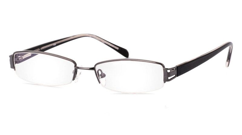 Vista First 1086 Stainless Steel/ZYL Mens&Womens Half Rim Optical Glasses