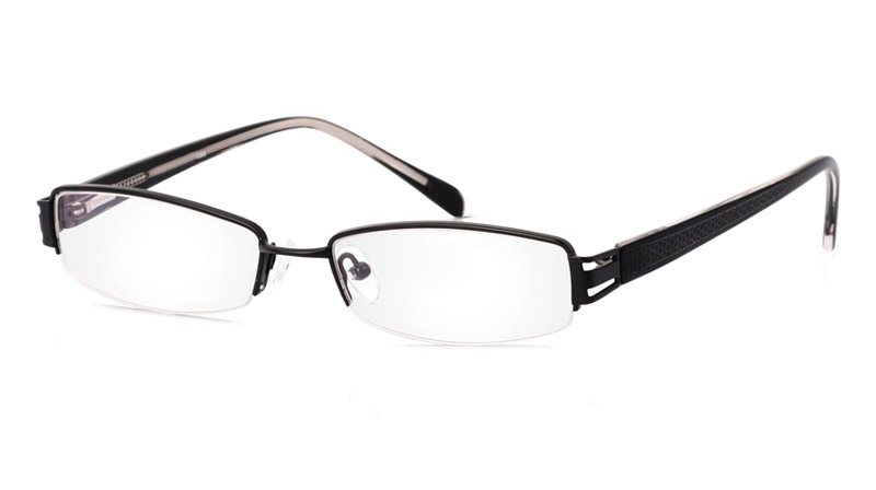 Vista First 1086 Stainless Steel/ZYL Mens&Womens Half Rim Optical Glasses