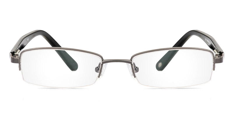 Vista First 1050 Stainless Steel/ZYL Mens&Womens Half Rim Optical Glasses