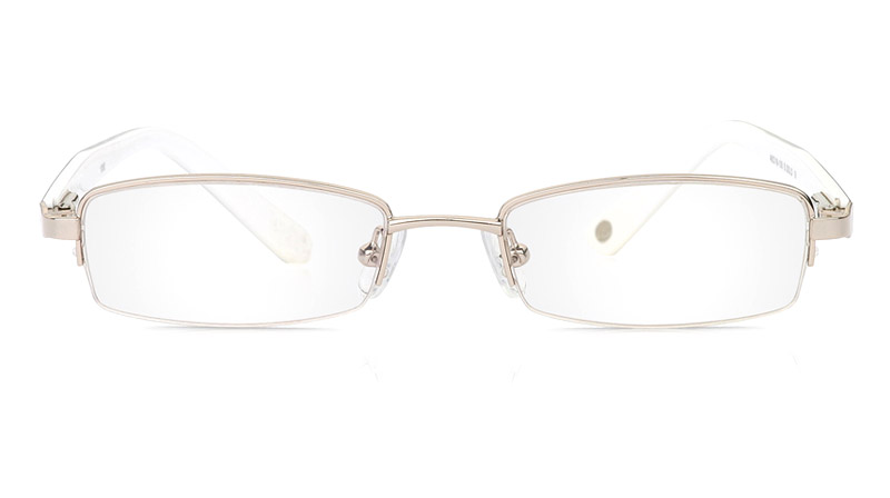 Vista First 1050 Stainless Steel/ZYL Mens&Womens Half Rim Optical Glasses