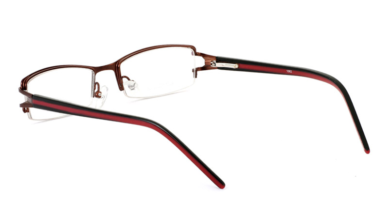 Vista First 1062 Stainless Steel/ZYL Mens&Womens Half Rim Optical Glasses