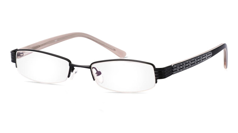 Vista First 1087 Stainless Steel/ZYL Mens&Womens Half Rim Optical Glasses