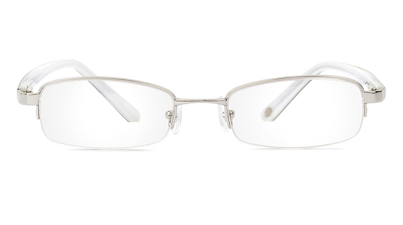 Vista First 1043 Stainless Steel/ZYL Mens&Womens Half Rim Optical Glasses