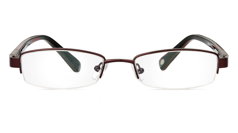 Vista First 1049 Stainless Steel/ZYL Mens&Womens Half Rim Optical Glasses