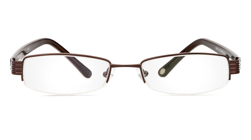 Vista First 1087 Stainless Steel/ZYL Mens&Womens Half Rim Optical Glasses