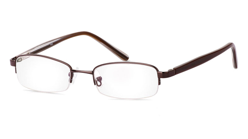 Vista First 1043 Stainless Steel/ZYL Mens&Womens Half Rim Optical Glasses