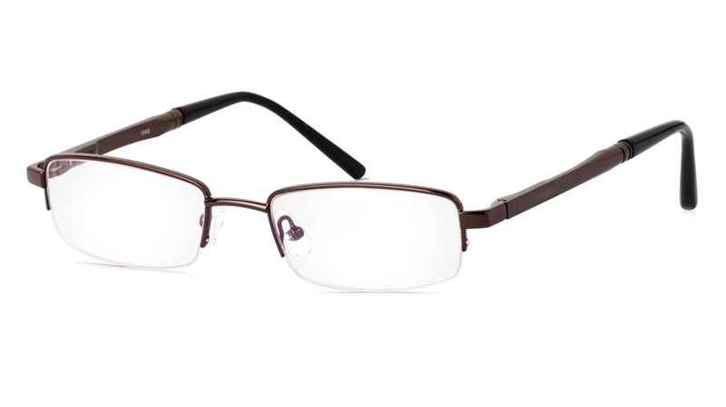 Vista First 1040 Aluminum Half Rim Mens Optical Glasses