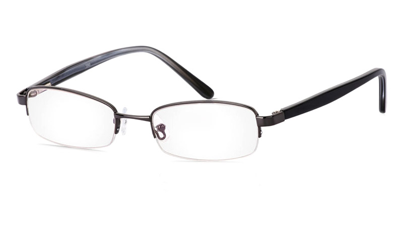 Vista First 1043 Stainless Steel/ZYL Mens&Womens Half Rim Optical Glasses