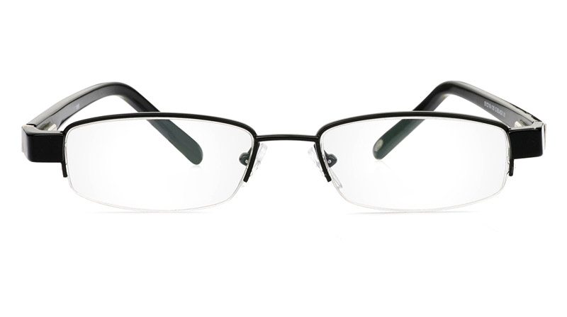 Vista First 1069 Stainless Steel/ZYL Half Rim Mens Optical Glasses