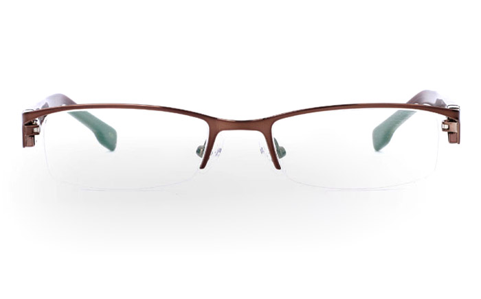 SF861 Stainless Steel/ZYL Mens&Womens Half Rim Optical Glasses
