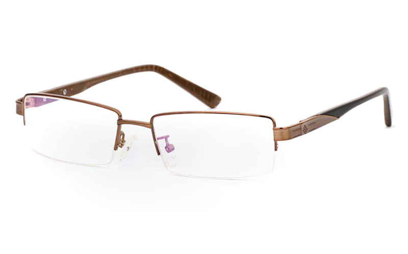 9871 Monel Half Rim Mens Optical Glasses