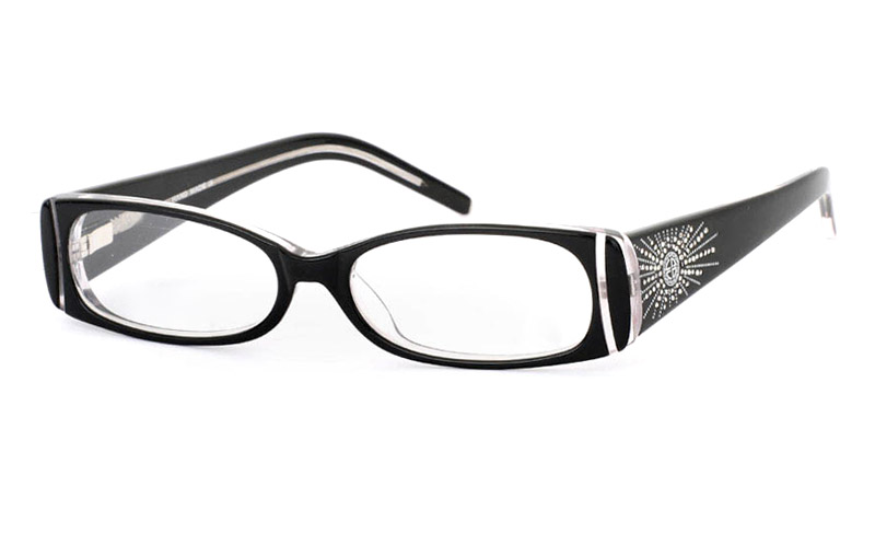 CR3499 Stainless Steel/ZYL Full Rim Womens Optical Glasses