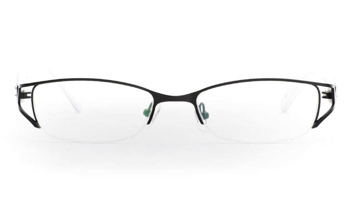 OD-050 Stainless Steel/ZYL Half Rim Womens Optical Glasses