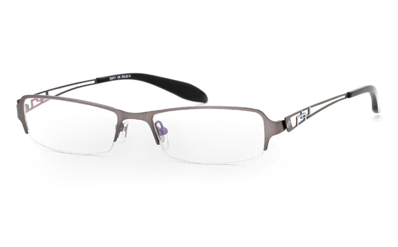 E1054 Stainless Steel Mens&Womens Half Rim Optical Glasses