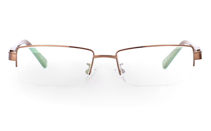 9871 Monel Half Rim Mens Optical Glasses