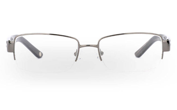 CR3492B Stainless Steel/ZYL Half Rim Mens Optical Glasses