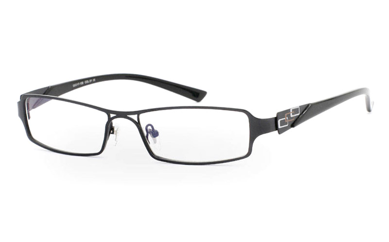 E1013 Stainless Steel Half Rim Mens Optical Glasses