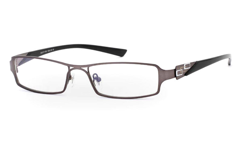 E1013 Stainless Steel Half Rim Mens Optical Glasses