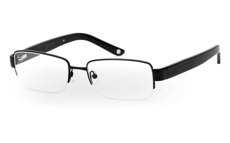 CR3492B Stainless Steel/ZYL Half Rim Mens Optical Glasses