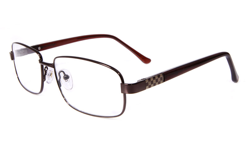 Poesia 6001 Stainless Steel Full Rim Mens Optical Glasses