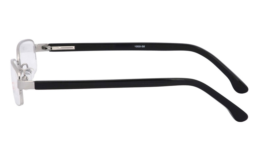 Vista First 1003 Stainless Steel/ZYL Full Rim Mens Optical Glasses