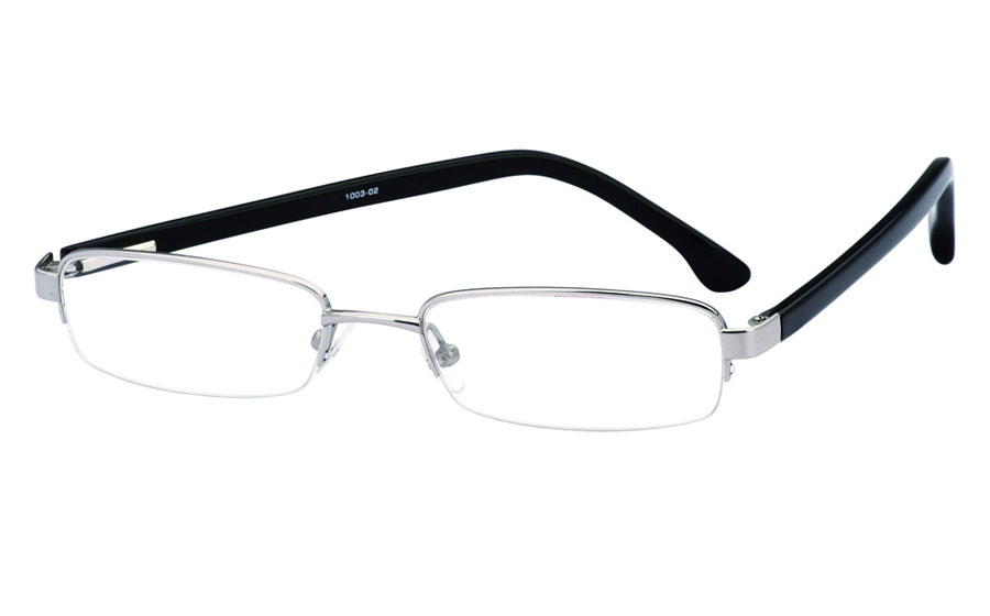 Vista First 1003 Stainless Steel/ZYL Full Rim Mens Optical Glasses