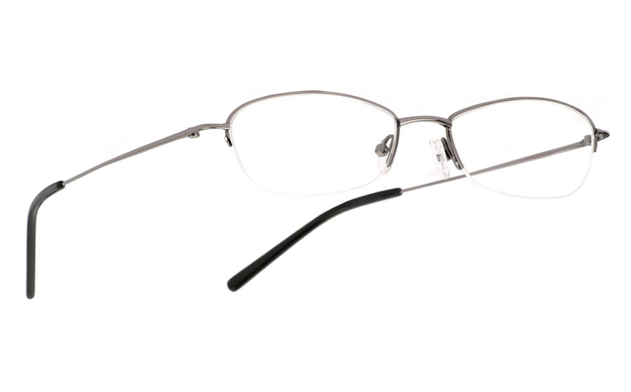 Vista First 1017 Stainless Steel/ZYL Mens&Womens Half Rim Optical Glasses