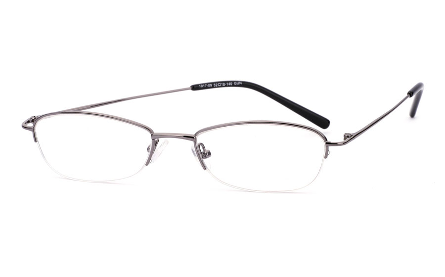 Vista First 1017 Stainless Steel/ZYL Mens&Womens Half Rim Optical Glasses