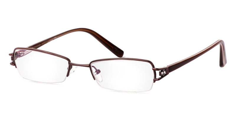 Vista First 1092 Stainless Steel Semi-rimless Womens Optical Glasses