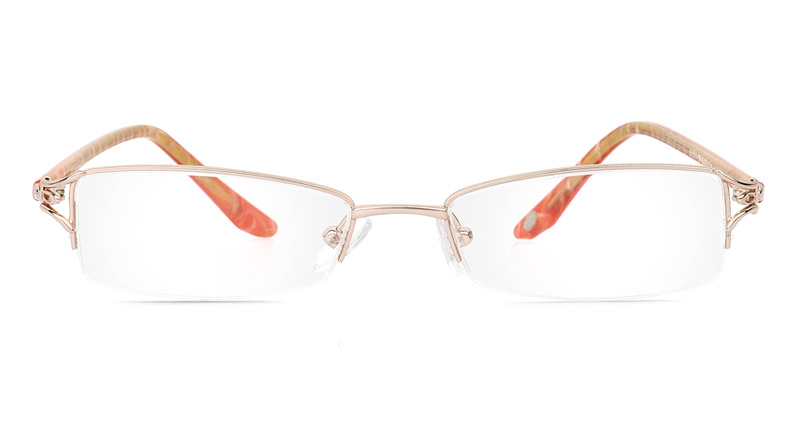 Vista First 1807 Stainless Steel/ZYL Mens&Womens Semi-rimless Optical Glasses