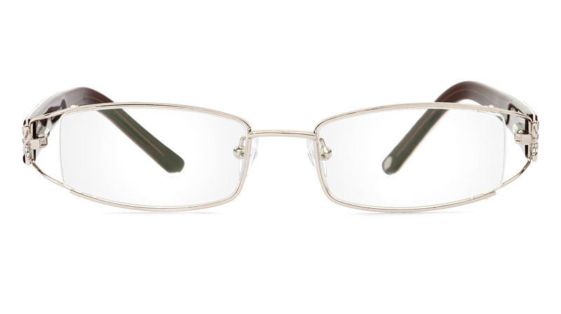 Vista First 1064 Stainless Steel Semi-rimless Womens Optical Glasses