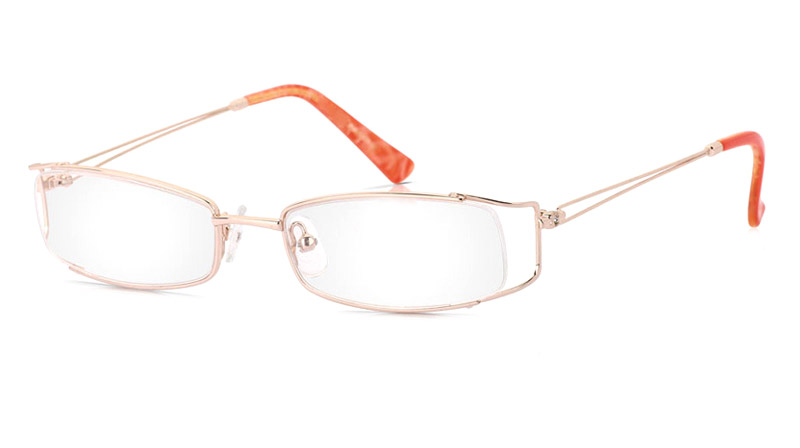 Vista First 1806 Stainless Steel Semi-rimless Womens Optical Glasses