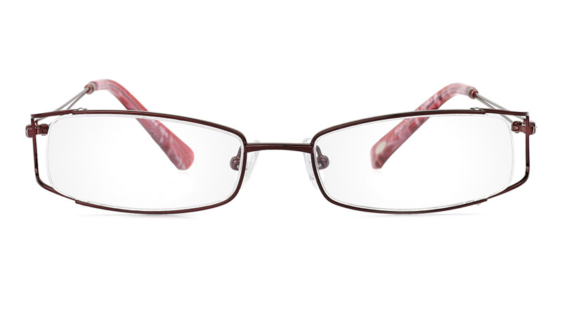 Vista First 1806 Stainless Steel Semi-rimless Womens Optical Glasses