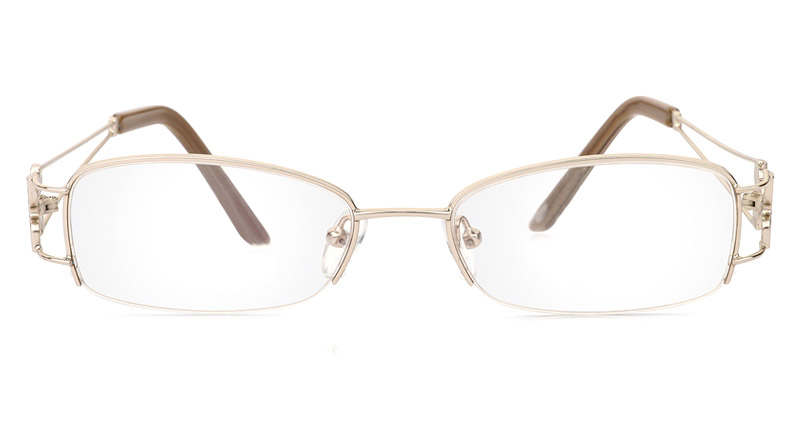 Vista First 1090 Stainless Steel Half Rim Womens Optical Glasses