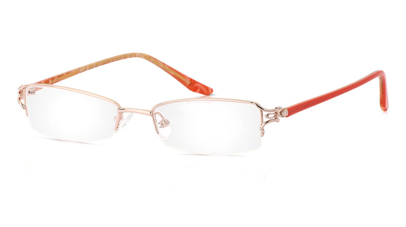 Vista First 1807 Stainless Steel/ZYL Mens&Womens Semi-rimless Optical Glasses