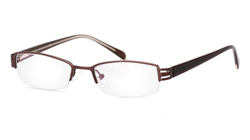 Vista First 1085 Stainless Steel/ZYL Mens&Womens Half Rim Optical Glasses