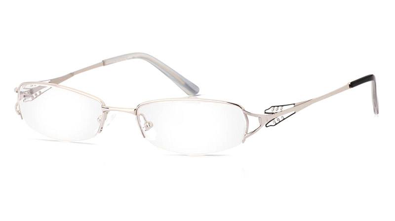 Vista First 1801 Stainless Steel Semi-rimless Womens Optical Glasses