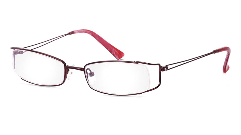 Vista First 1806 Stainless Steel Semi-rimless Womens Optical Glasses