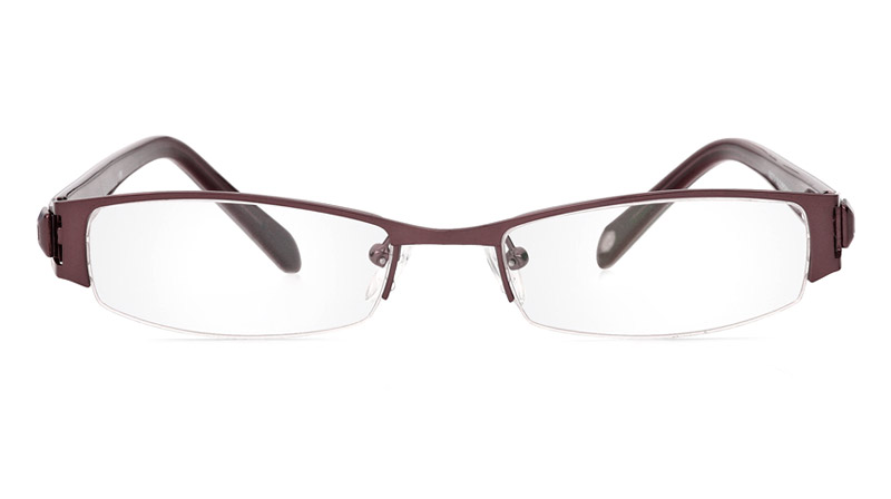 Vista First 1088 Stainless Steel/ZYL Mens&Womens Half Rim Optical Glasses