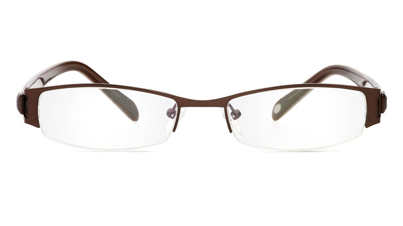 Vista First 1088 Stainless Steel/ZYL Mens&Womens Half Rim Optical Glasses