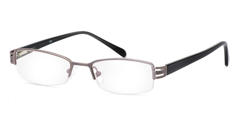 Vista First 1085 Stainless Steel/ZYL Mens&Womens Half Rim Optical Glasses