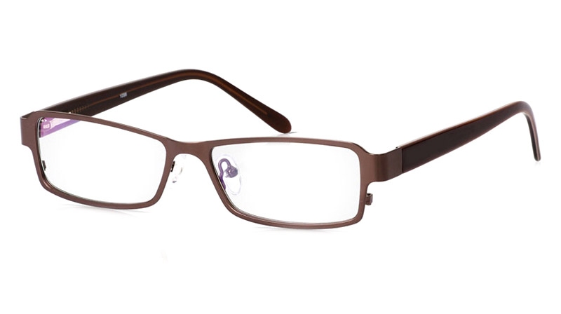 Vista First 1056 Stainless Steel/ZYL Full Rim Mens Optical Glasses