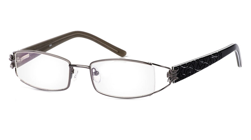 Vista First 1064 Stainless Steel Semi-rimless Womens Optical Glasses