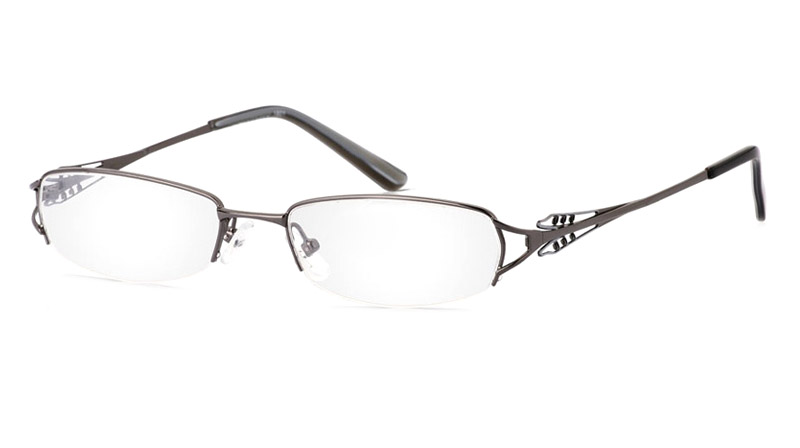 Vista First 1801 Stainless Steel Semi-rimless Womens Optical Glasses