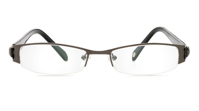 Vista First 1088 Stainless Steel/ZYL Mens&Womens Half Rim Optical Glasses